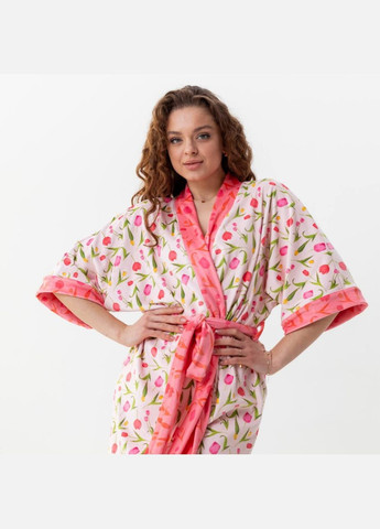 Халат жіночий з плюшевого велюру Тюльпанчик 3413_S 15935 S FlexDress (336873582)