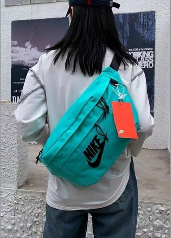 Бананка большая Tech Hip Pack поясная сумка найк бирюзовая Nike (293595465)