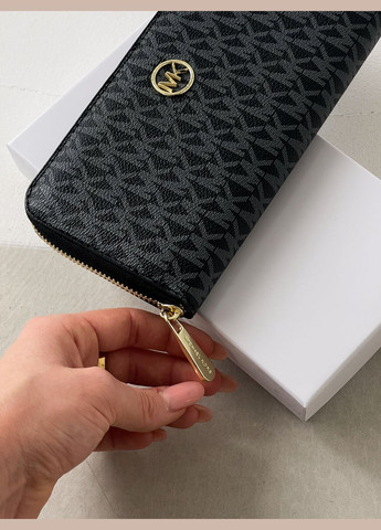 Кошелек женский Майкл Корс большой логотип черный No Brand (317843140)