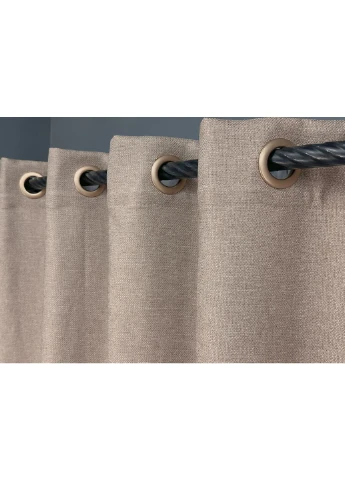 Комплект штор на люверсах Лен ELEMENTA № 1869ш 150х270см 2 шт (37-0271) VR-Textil (369143878)