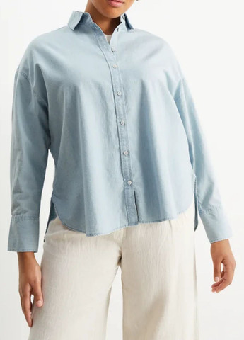 Блакитна літня блузка C&A