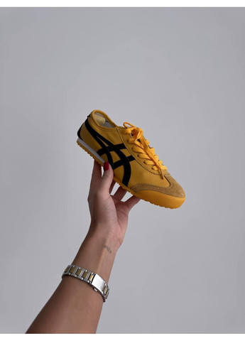 КРОСІВКИ ЖІНОЧІ ASICS ONITSUKA TIGER MEXICO 66 YELLOW АСІКС ОНІТЦУКА ТАЙГЕР No Brand чорні демісезони (369392519)