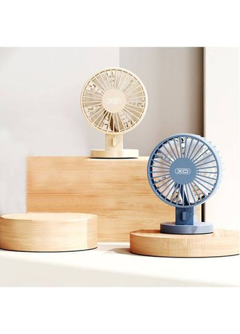 Настольный Вентилятор MF82 Desktop USB Dual Blade Fan бежевый XO (353309015)