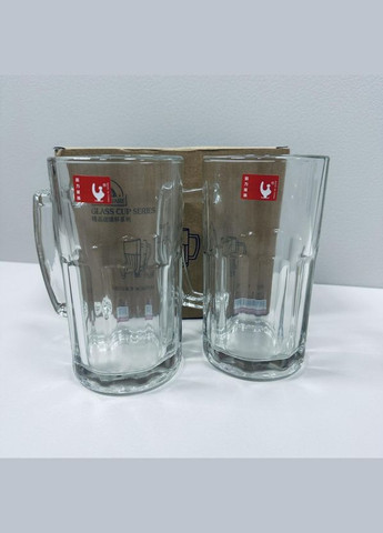 Набор бокалов для пива, кваса или чая 15,5*8,8 см 2 шт 2693/3023/ZB02-500 A-Plus (318044930)