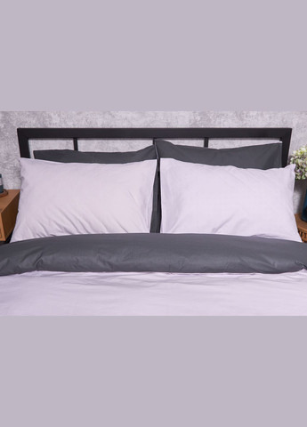 Комплект постільної білизни Бязь Gold Люкс «» полуторний євро 160х220 наволочки 2х50х70 (MS-820002354) Moon&Star Orchid Gray (286762308)