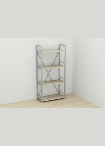 Этажерка 4/60 Серии Коннект 120x60x28 серый ДСП 16мм (FRD-104251) Ferrum-decor (351358931)