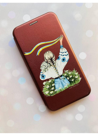 Чехол-книжка с рисунком для Xiaomi Redmi 7A:: Девушка с лентой (принт 17) Creative (360672555)