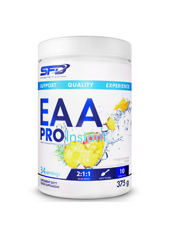 Амінокислотний комплекс Еаа Pro Instant 375 г (різні смаки) SFD Nutrition (348138839)