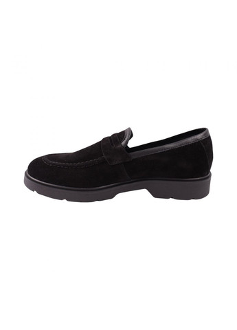 Черные туфли мужские черные натуральная замша Vadrus