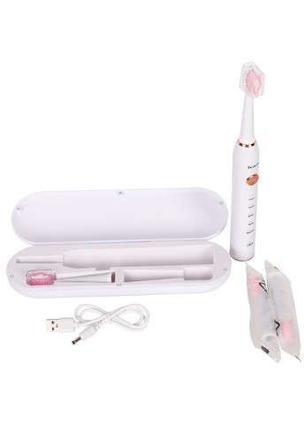 Зубная щетка с футляром Travel White 5 in 1 (XM801White) Bravis (306581999)