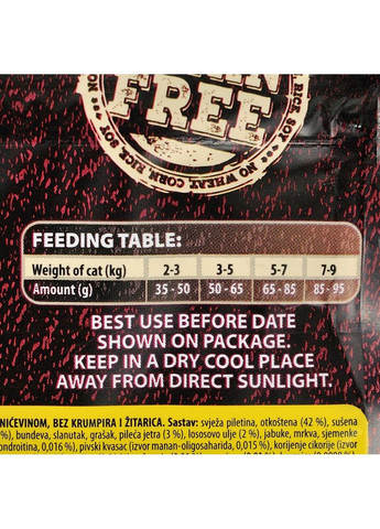 Сухой корм Fresh Chicken & Rabbit для взрослых кошек, курица и кролик, 400 г Carnilove (365059336)