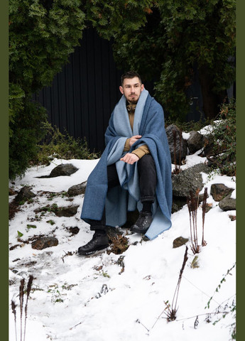 Плед-ковдра вовняна 130, 170 см (6132) Love You (334005167)