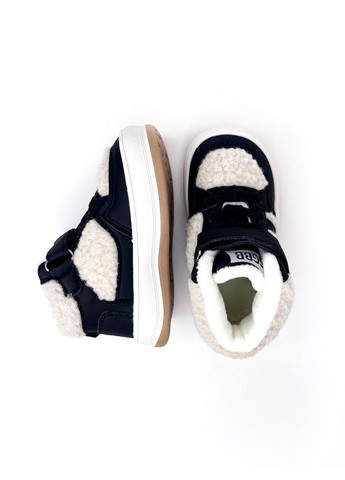 Демісезонні черевики хайтопи 22 р 14,2 см чорно-білий артикул Д197 GFB (304252638)