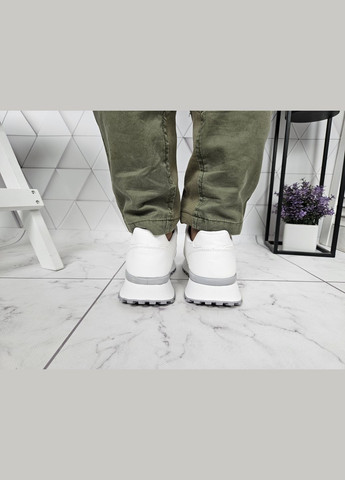 Кроссовки белые на тракторной подошве классика No Brand белые (322650759)