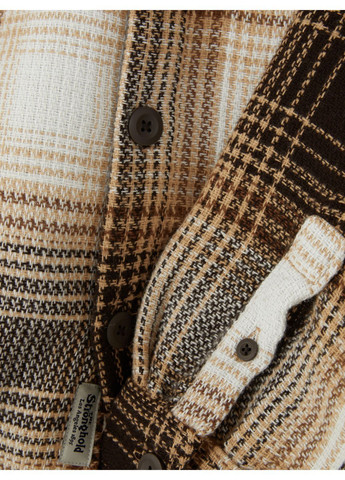 Куртка-сорочка,коричневий-білий, Primark (364358007)