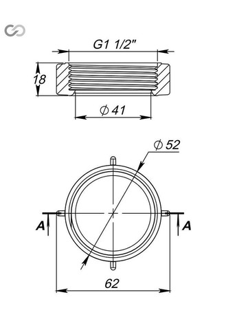 Гайка К0000.0052.ЗП від надійний кріпильний елемент SoloPlast (340286131)