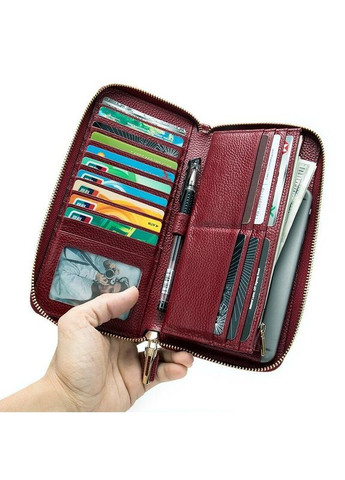 Клатч жіночий червоний 22х11х2,5 см 20047 Vintage (329196690)