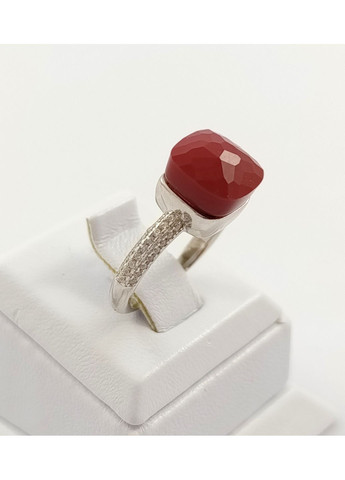 Срібна каблучка з коралом КТ104/б-кр Shatlen Каблучка (356180661)