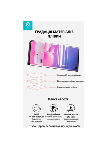 Захисна плівка для Realme 8 Mate Transparent (DV-RLM-8M) Devia (323091953)