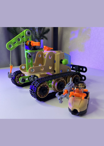 Конструктор детский развивающий для ребенка MILITARY j-6607 4 в 1 игрушечный трактор на 202 деталей No Brand (315598700)