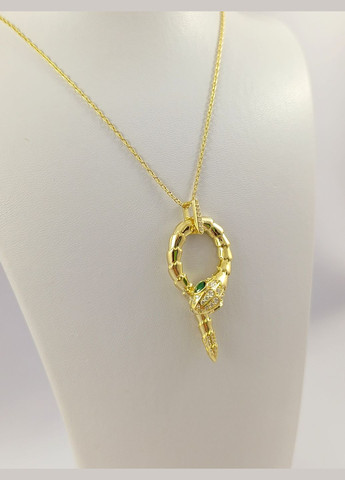 Срібне кольє з цирконієм "Змія" 40-45 см КЗМ-ж Shatlen Кольє (347620636)