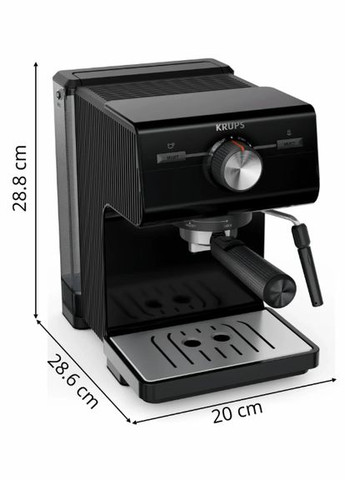 Кофеварка эспрессо XP381810 OPIO BLK (7076115) Krups (316466587)