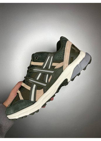 Цветные демисезонные кроссовки мужские asics gel khaki gore tex асикс гель No Brand