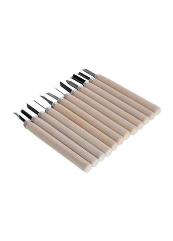 Набір різців для дерева 135 мм (12 шт.) (HT-3504) Intertool (335048743)