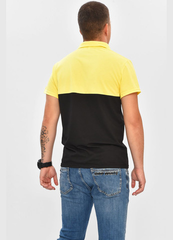 Жовта футболка чоловіча поло жовтого кольору Let's Shop