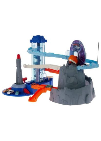 Игровой набор Dino автотрек-ракета электрический, 6 машинок (5508A) Zipp Toys Dino автотрек-ракета електричний, 6 машинок (357490847)