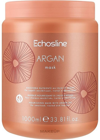 Питательная маска для волос Argan Mask 1000ml (1331702-8832550) Echosline (368658123)