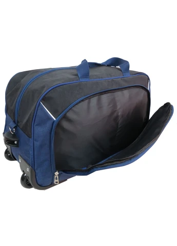 Дорожная сумка на колесах 57L 10428-7 синяя с желтым Wallaby (398247024)