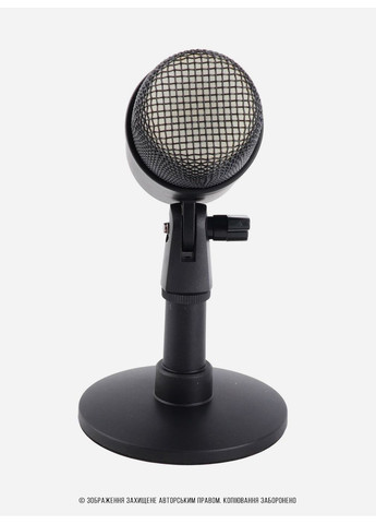 Мікрофон студійний ігровий з LED підсвічуванням конденсаторний MU1000 для ноутбука ПК TikTok YouTube чорний 73764 OnePro (368030228)