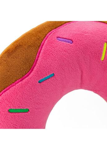 Мягкая игрушка Подушка для путешествий Пончик розовый 30 см (KD6951) Kidsqo (365545883)