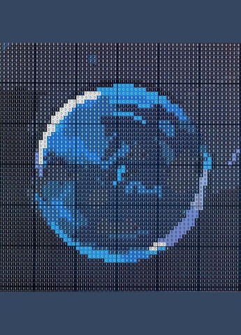 Набір для вишивання за нанесеною на канву схемою "Night cat". AIDA 14CT printed, 48*39 см Joy Sunday (313613418)