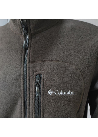 Толстовка чоловіча стійка фліска на блискавці з кишенями без капюшона XL шоколад No Brand (366820166)