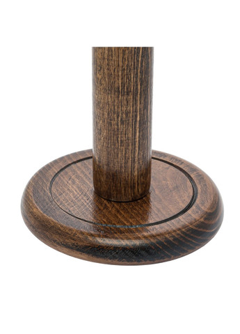 Держатель для бумажных полотенец деревянный темный с круглым наконечником H 29 cm Woodly (292570567)