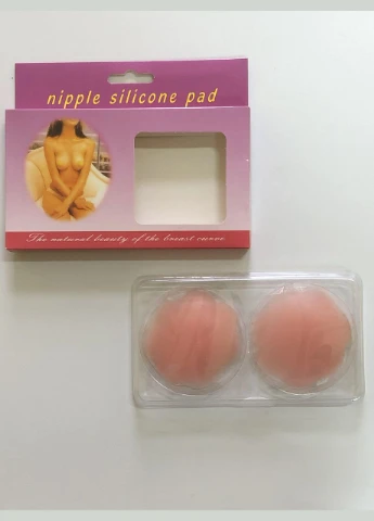 Бежевий силіковані стікіні наліпки на груди у формі квіточки honey fashion accessories one size бежевий (14-24) No Brand