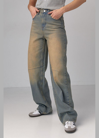 Жіночі джинси скейтер з ефектом two-tone coloring Lurex - (290663643)