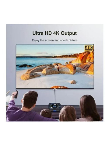 Мультимедійна Android TV-BOX приставка 8K Wi-Fi 2.4/5.8 ГГц Bluetooth 4GB+64GB Transpeed (365727272)