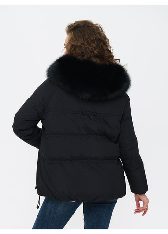 Чорна зимня куртка 21 - 04303 Vivilona