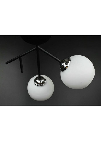 Люстра стельова на 4 лампочки 27076 Чорний 34х35х75 см. Sunnysky (324396300)