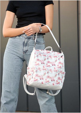 Рюкзак Trinity 0ZO белый принт "Flowers" Sambag (302519134)