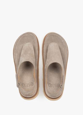 сандалии, цвет бежевый Estro