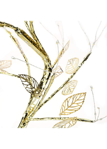 Настольная LED лампа от USB + батарейки AA 3шт «Дерево серебристое с листьями» с теплым светом на 72 диода NNG-08 Silver No Brand (366089823)