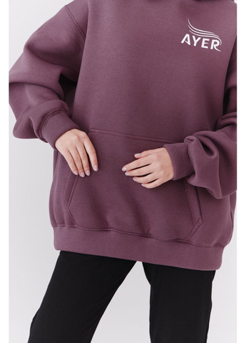 Жіноче утепленне худі від, худі на флісі MAUVE, колір вишневий Ayer (365302364)