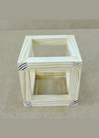 Полка настенная для цветов из дерева Оризонти model A бланже (ЦВС-100801) No Brand (328227448)