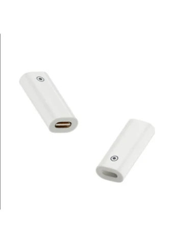 Адаптер для стилуса Apple Pencil 1st gen Lightning (female) to Type-C (female) Белый No Brand (391187281)