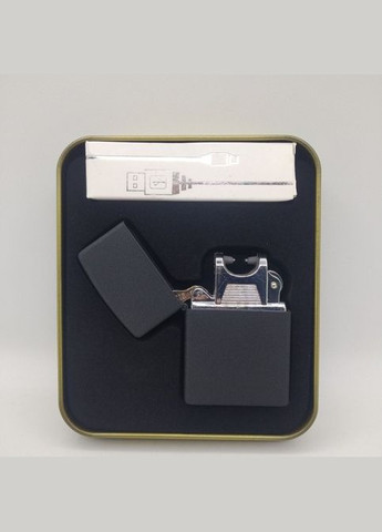 Електроімпульсна запальничка Jinlun 215 дугова usb запальничка спідниця Чорна No Brand (323486684)