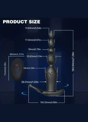 Насадка на пеніс для подвійного проникнення смарт керування No Brand (339865016)